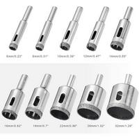 Electroplated Diamond Core Drill Bit Glass Tile Hole Saw Cutter Glass Core Drill Bits