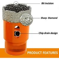 Diamond Core Drill Bit Set-Vacuum Brazed M14 Diamond Tools Cutting Bit Tile Hole Saw